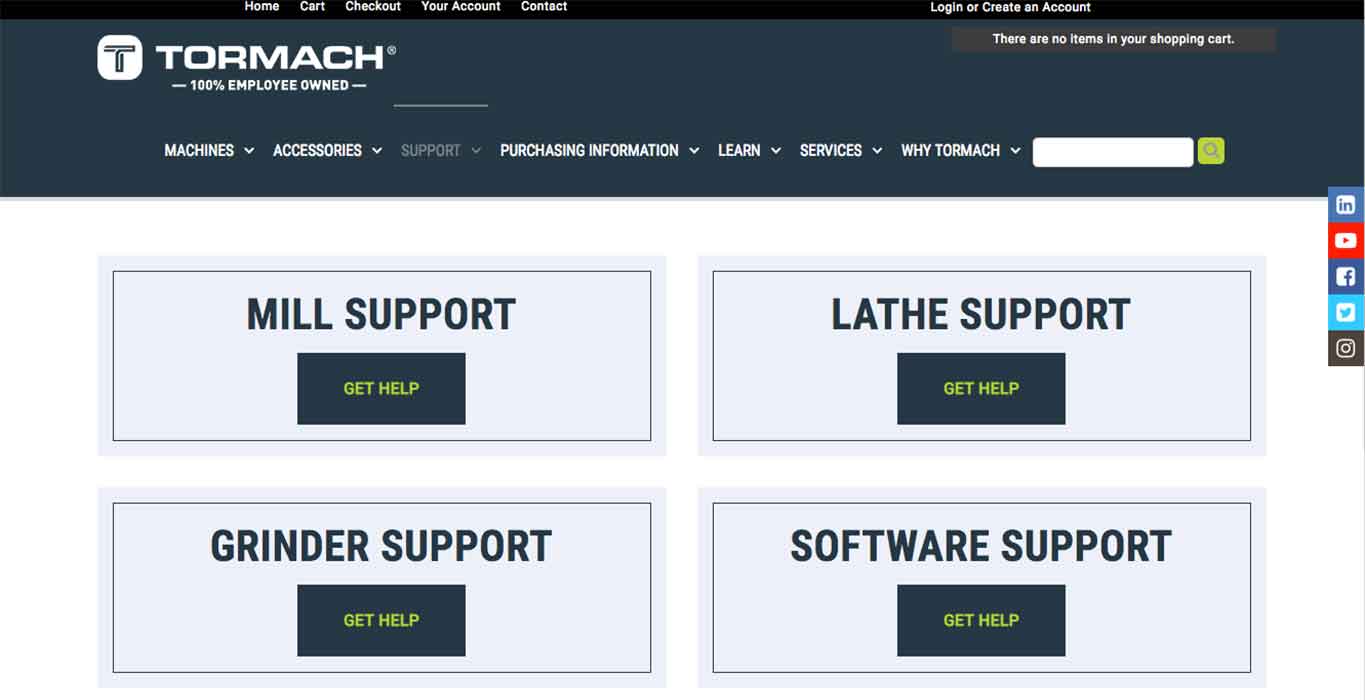 Tormach Supportal