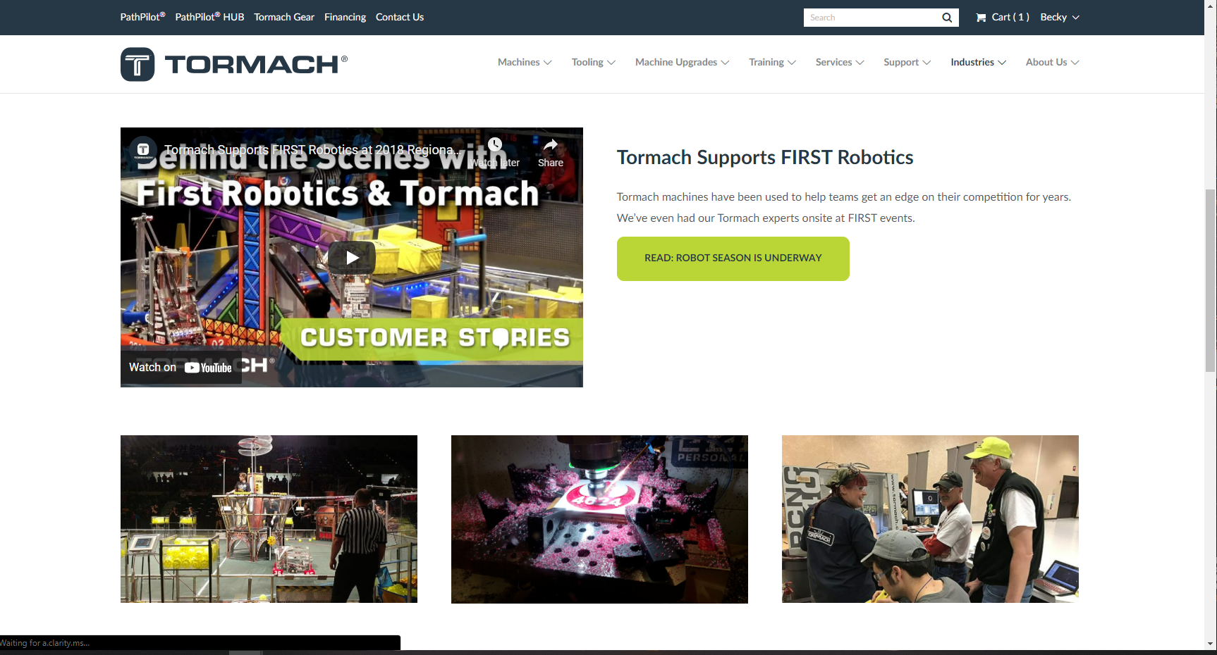 FIRST Robotics Page
